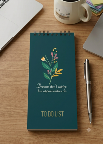 To Do List Spiral Sleek Notepads