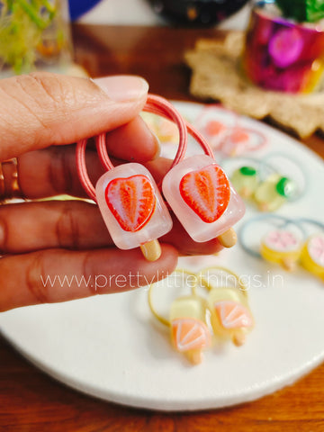 Fruit Popsicle Hair Ties Pairs [HTFRPOP]