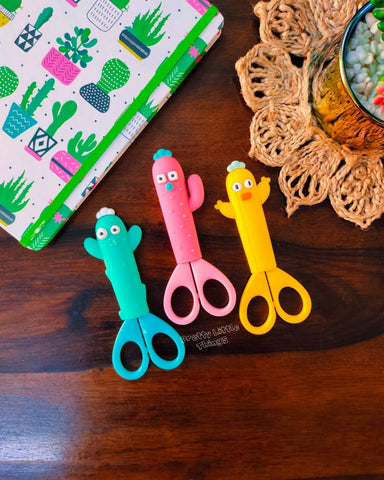 Cactus Cartoon Scissors