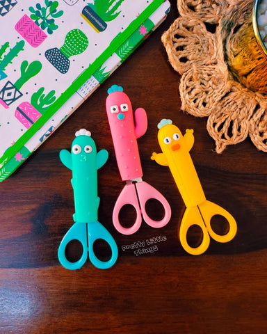 Cactus Cartoon Scissors
